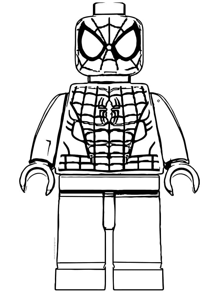 Okouzlující Lego omalovánka