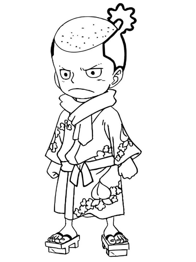One Piece (6) omalovánka