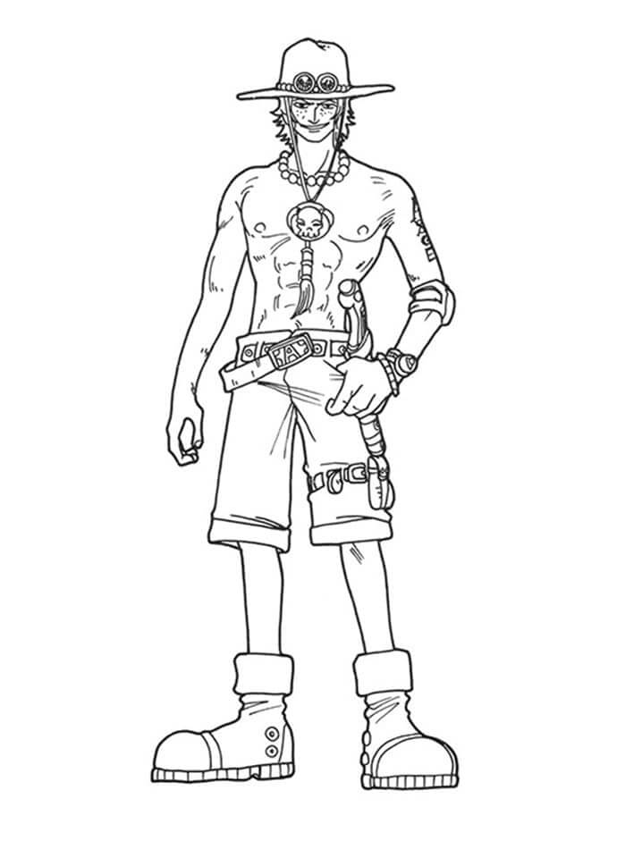 One Piece (8) omalovánka