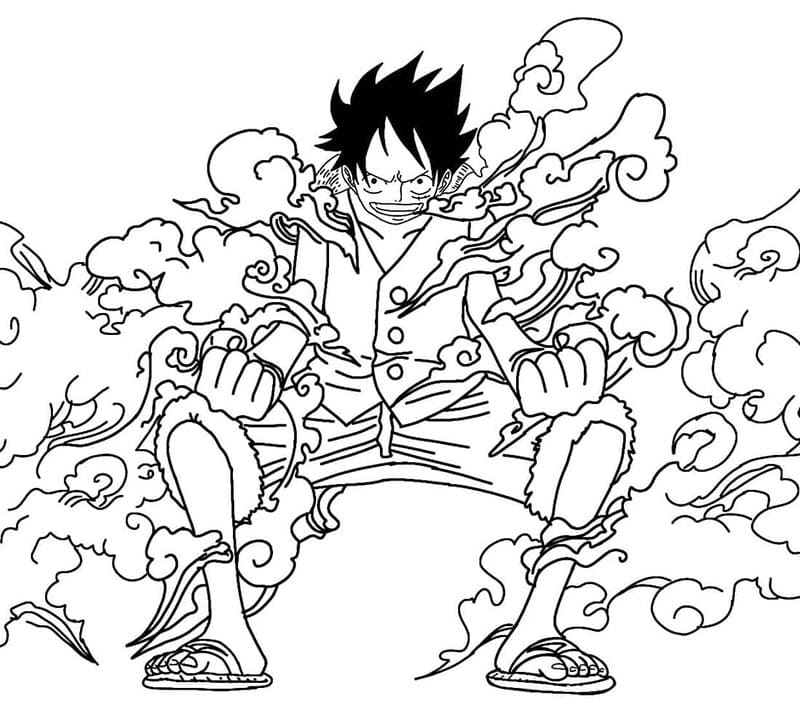 One Piece Obrázek omalovánka