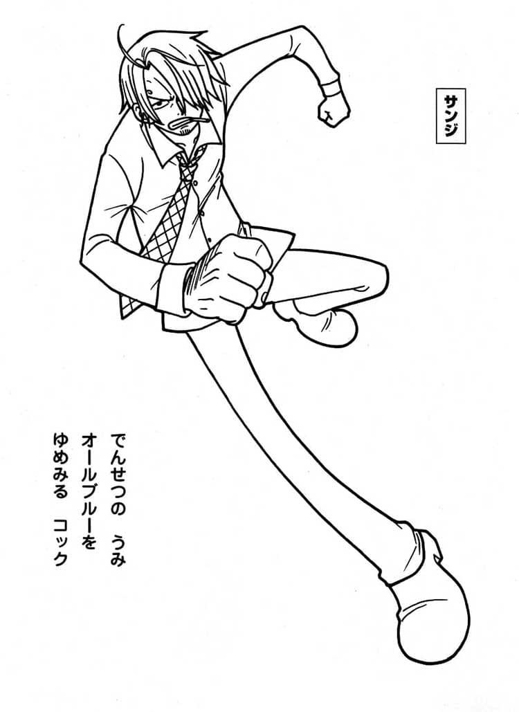 One Piece Tisknutelné omalovánka