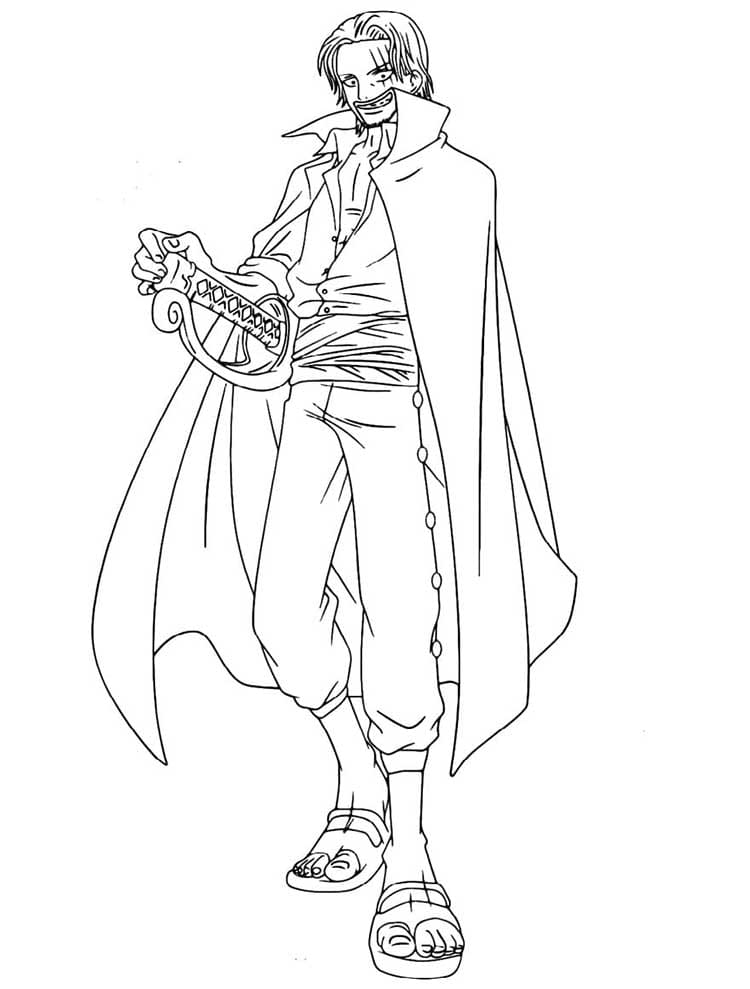 One Piece Zdarma omalovánka