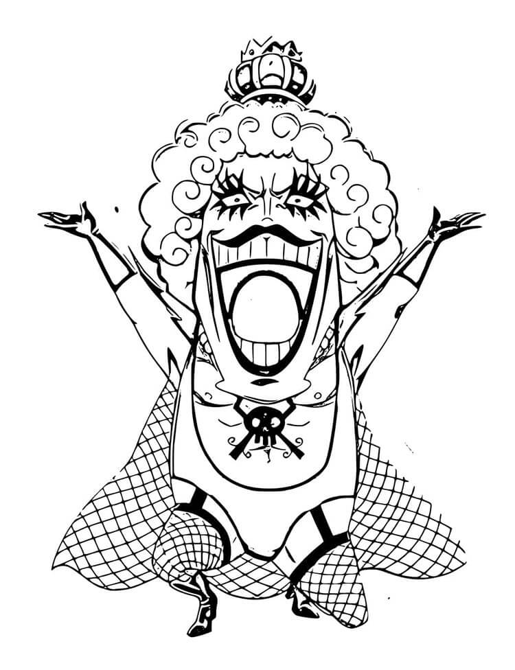 One Piece pro 5leté Děti omalovánka