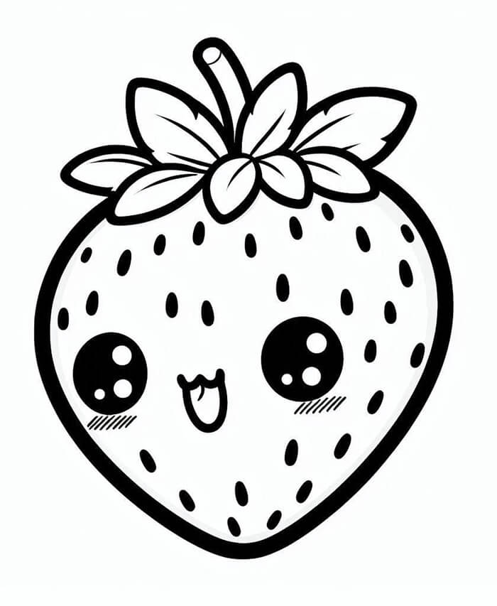 Ovoce (25) omalovánka