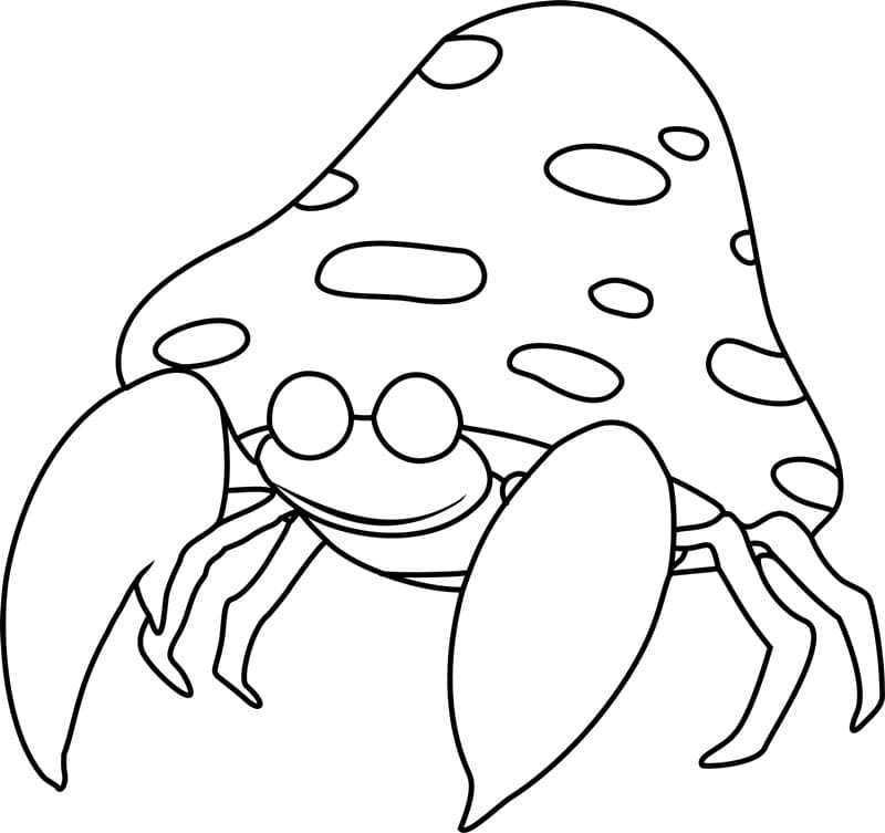 Parasect Pokemon omalovánka