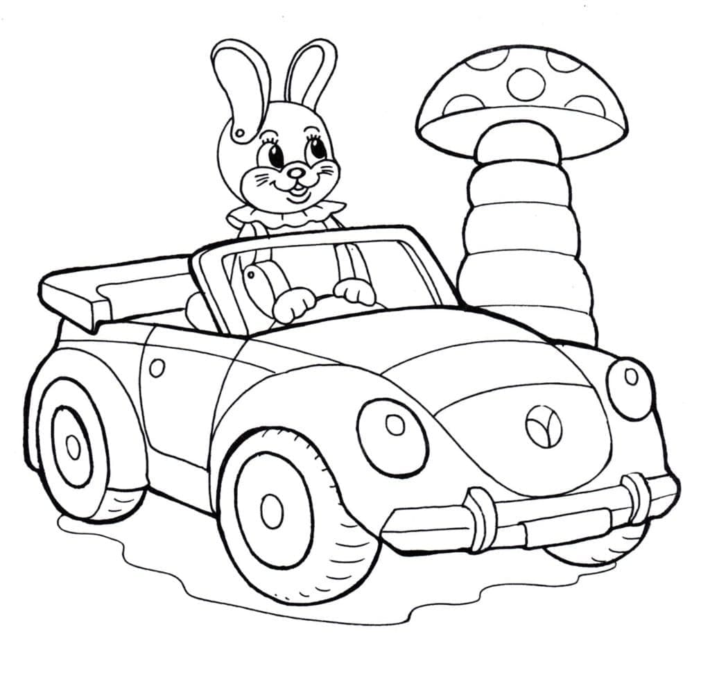 Pěkné Auto omalovánka