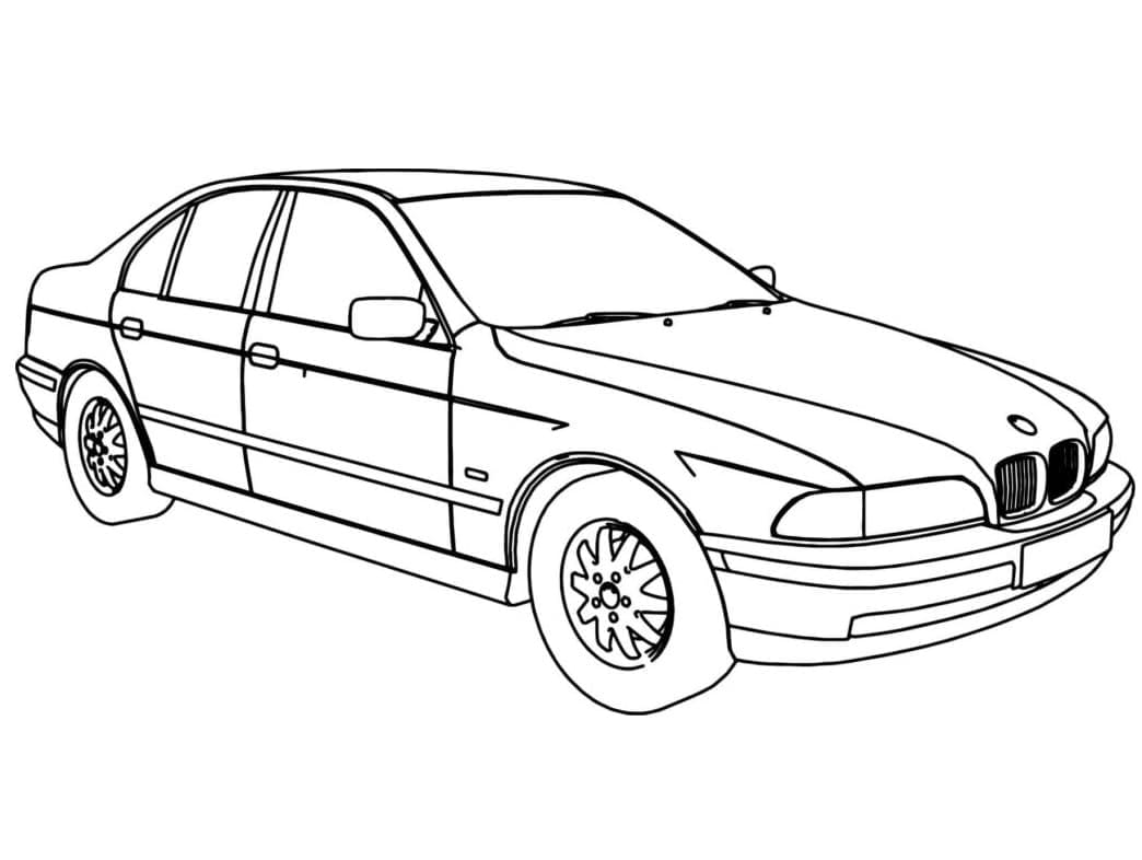 Pěkné BMW Auto omalovánka