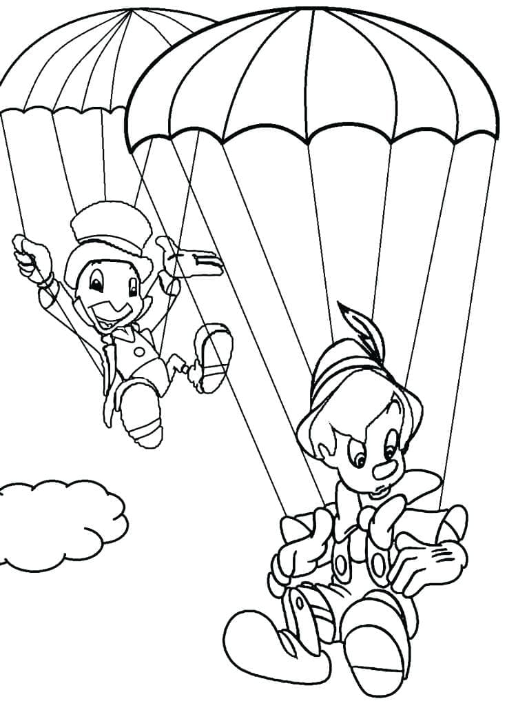 Pinocchio Zdarma Vymalovatelné Obrázek omalovánka