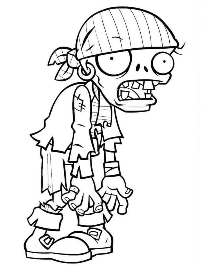 Plants vs Zombies (42) omalovánka