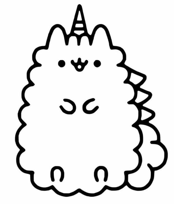 Pusheen pro Děti omalovánka