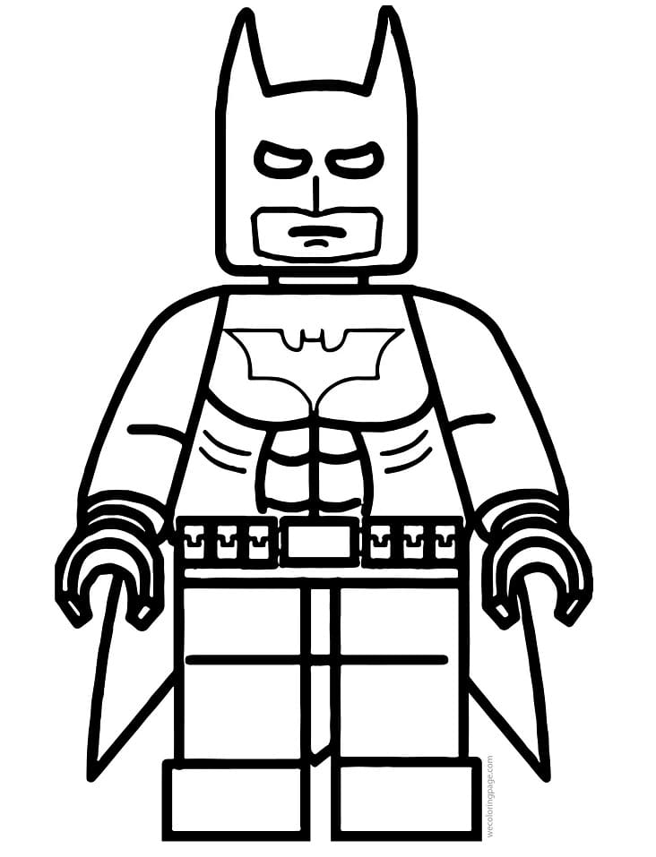 Půvabné Lego omalovánka