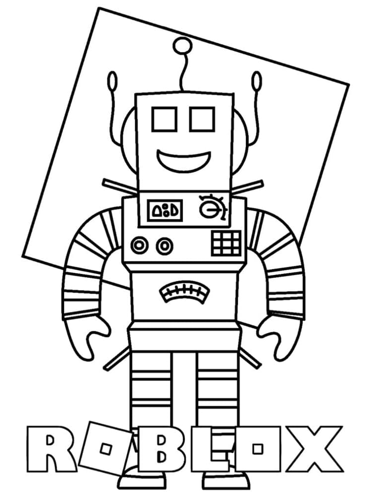 Roblox (3) omalovánka