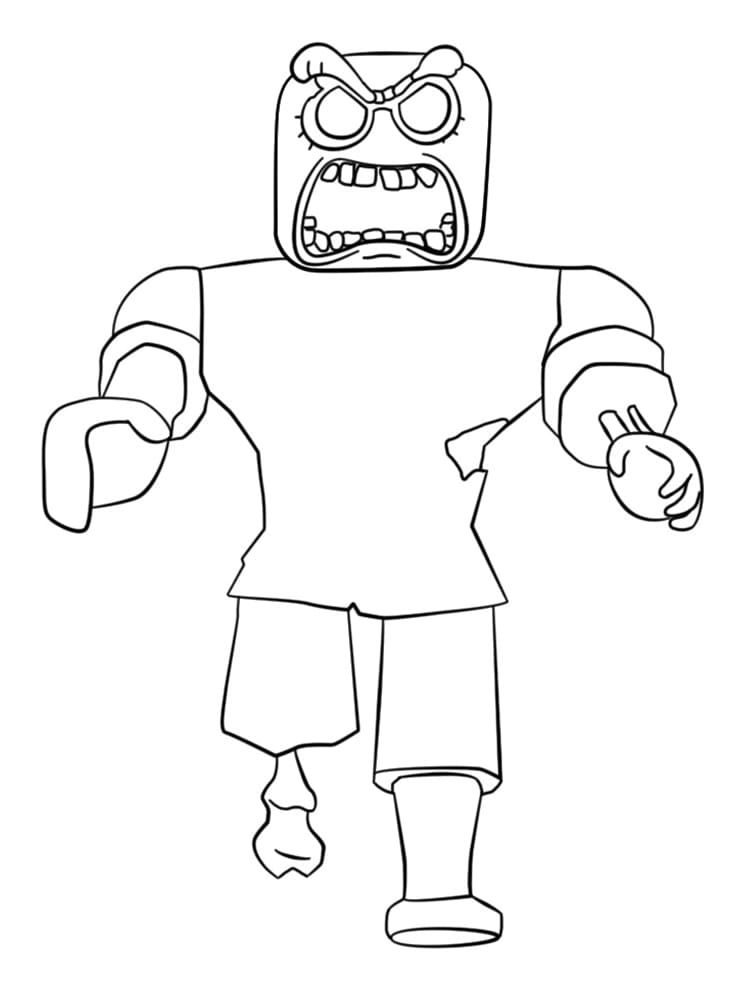 Roblox (4) omalovánka