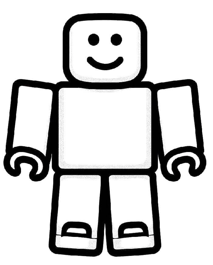 Roblox Tisknutelný omalovánka