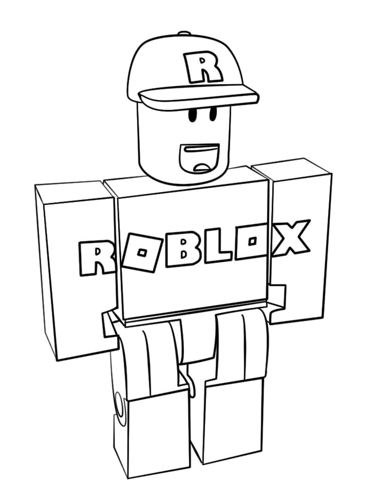 Roblox Vymalovatelné pro Děti omalovánka