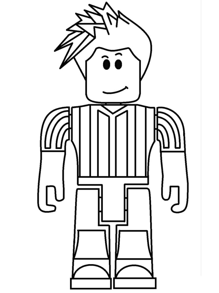 Roblox pro 5leté Děti omalovánka