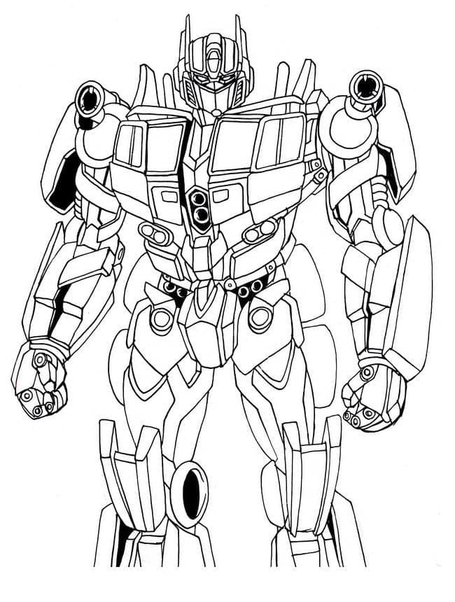 Robot Transformers omalovánka