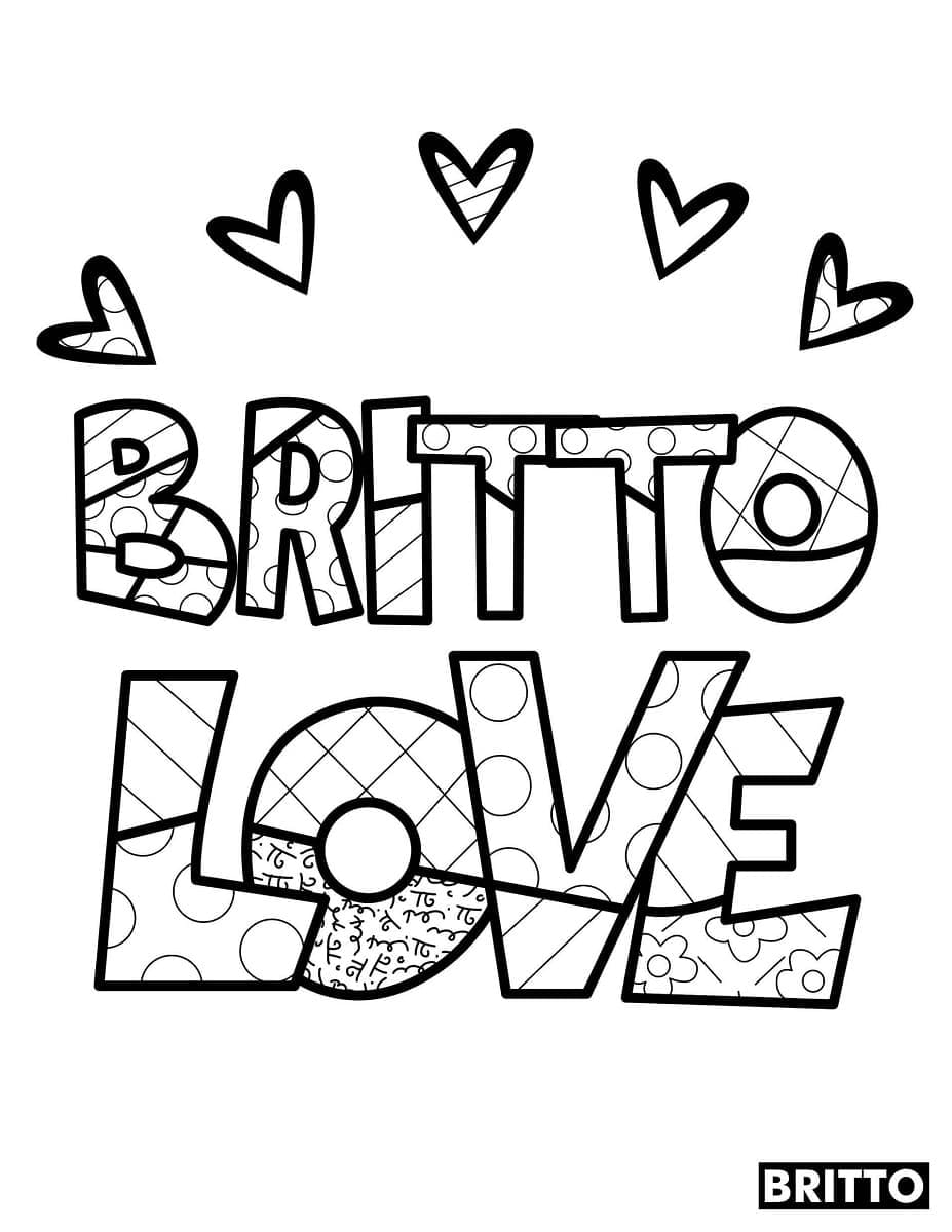 Romero Britto (12) omalovánka
