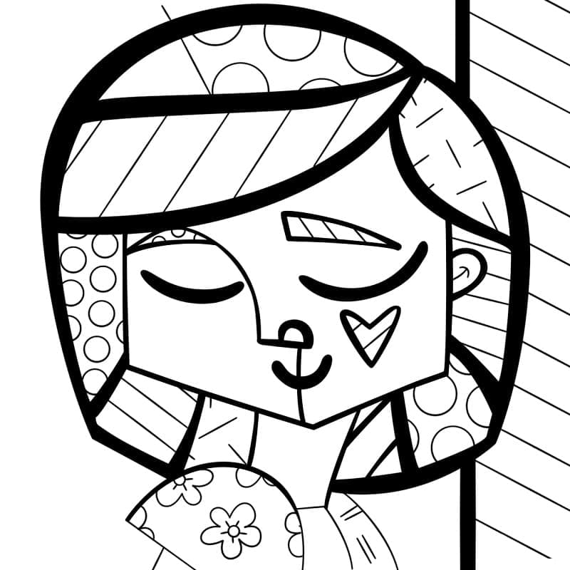 Romero Britto (15) omalovánka