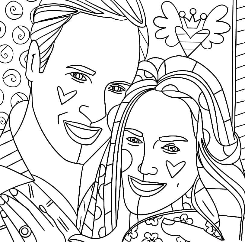 Romero Britto (2) omalovánka