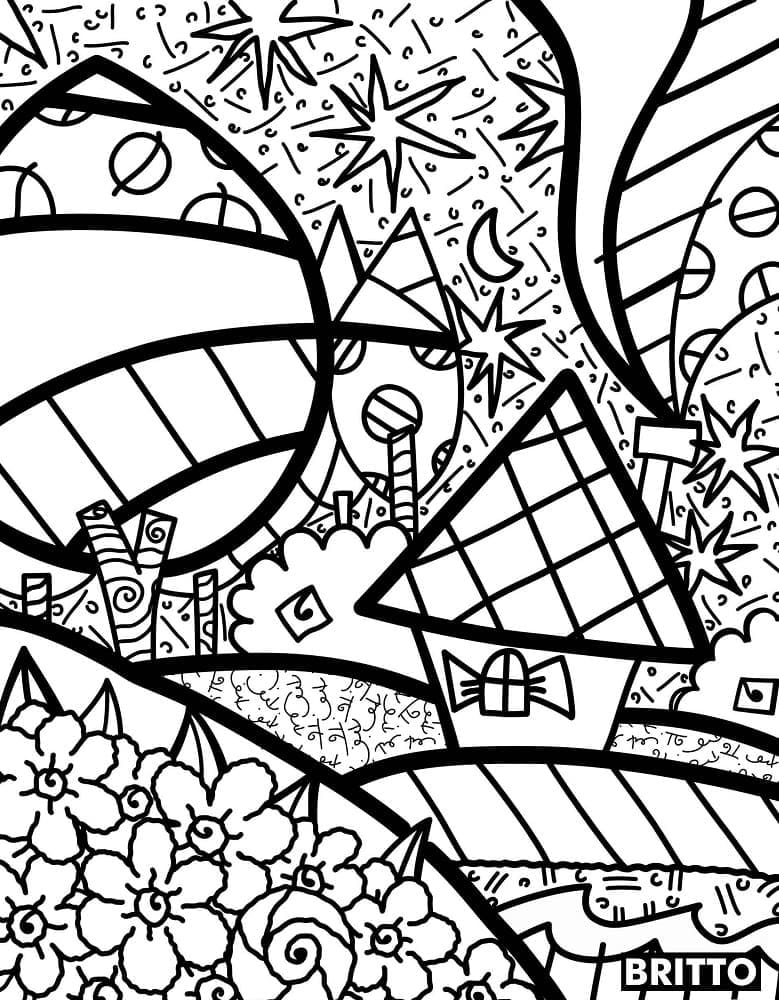 Romero Britto (21) omalovánka