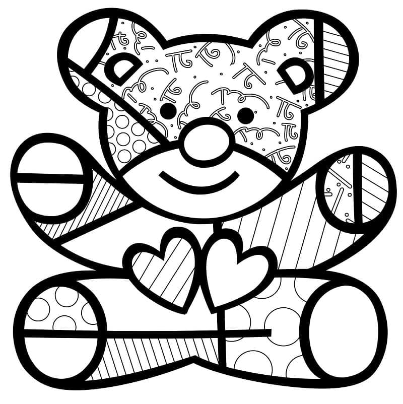 Romero Britto (9) omalovánka