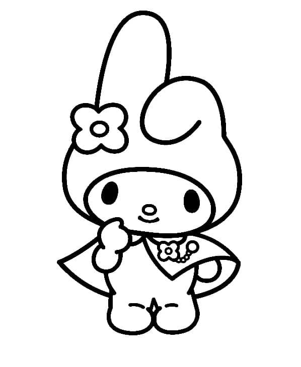 Rozkošná My Melody omalovánka