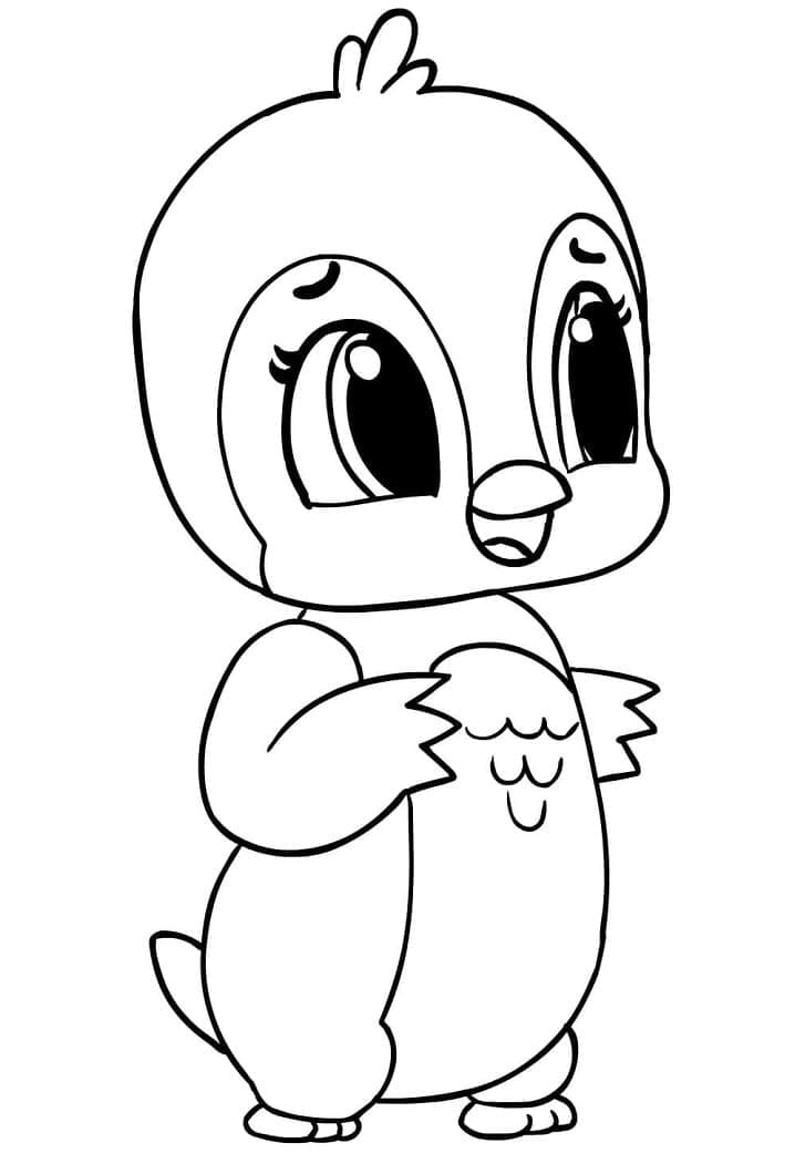 Rozkošné Hatchimals omalovánka