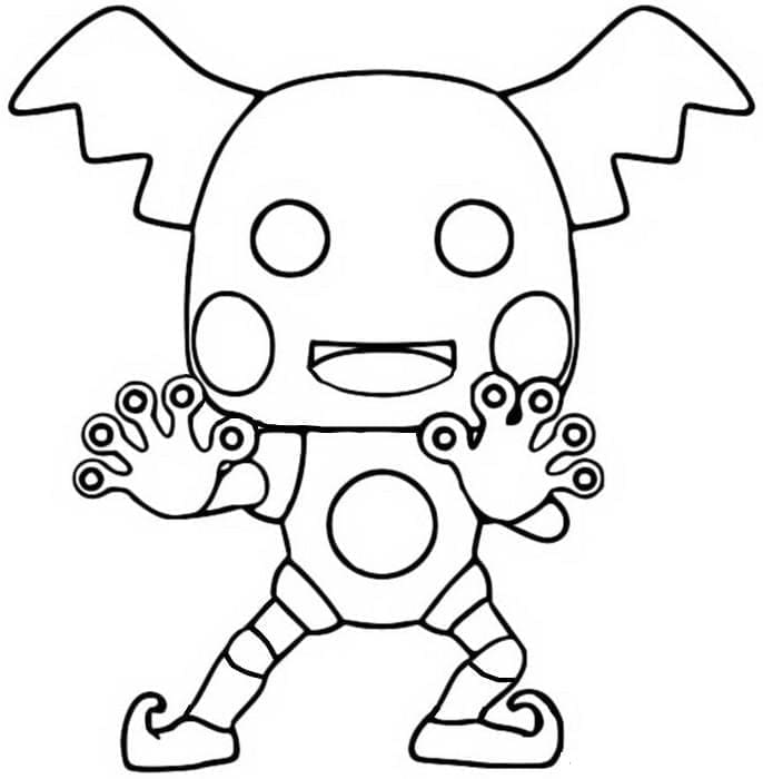 Roztomilá Funko Pop omalovánka