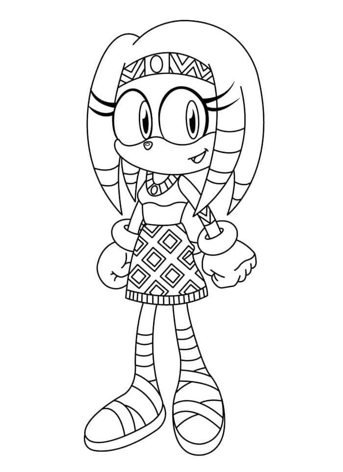 Rychlý Sonic omalovánka