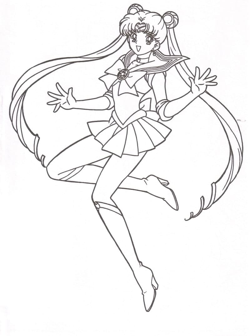 Sailor Moon 1 omalovánka
