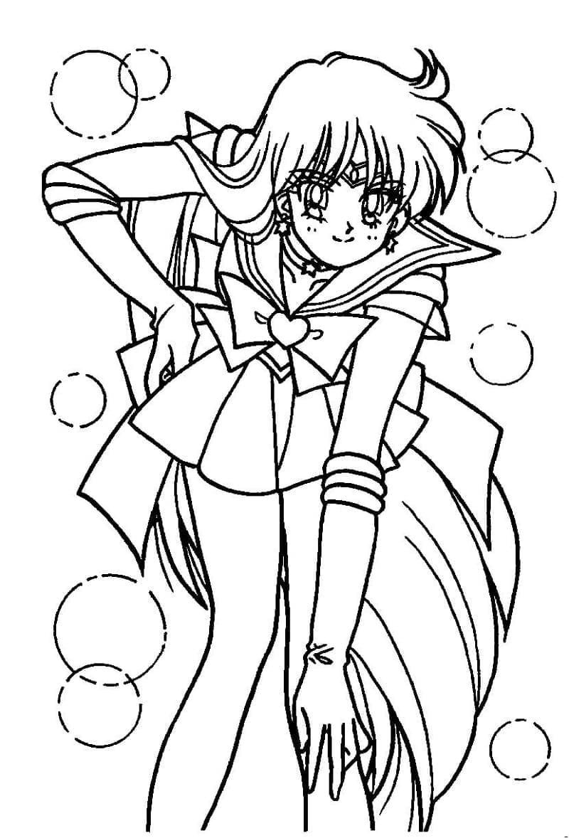 Sailor Moon Vymalovatelné pro Děti omalovánka
