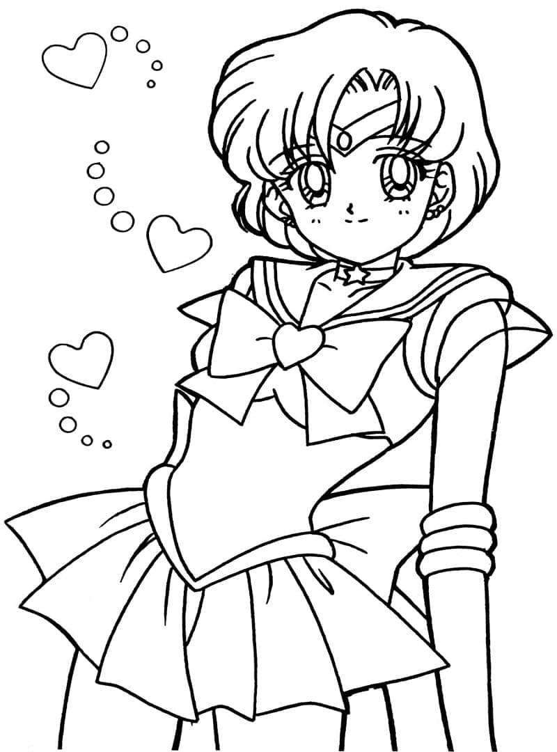 Sailor Moon Zdarama omalovánka
