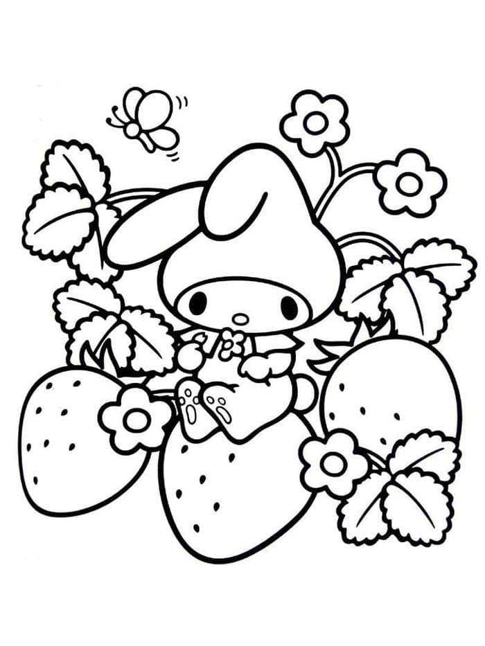 Sanrio My Melody omalovánka