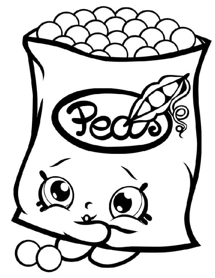 Shopkins (2) omalovánka