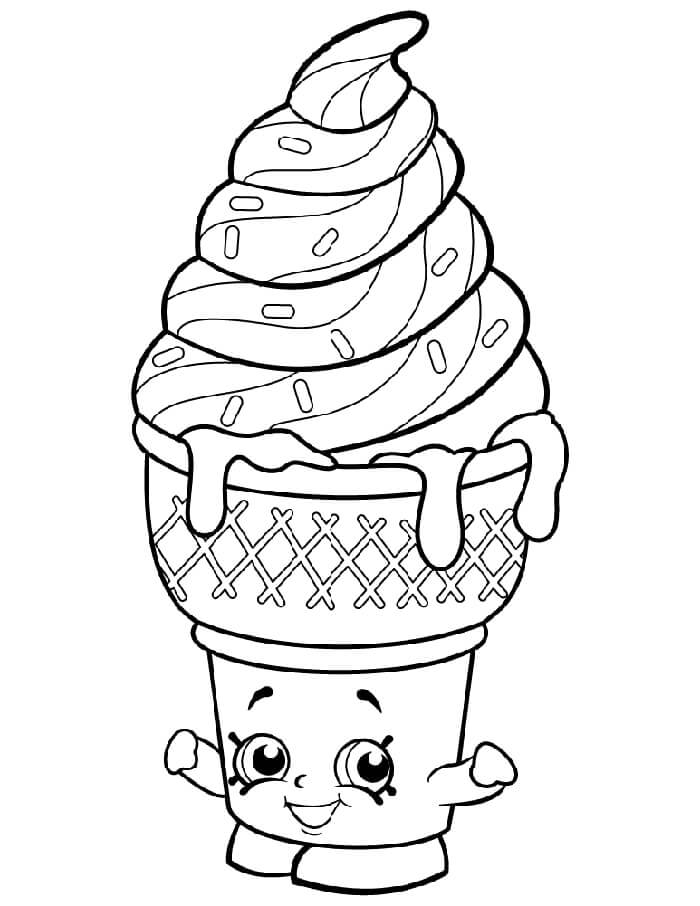 Shopkins (3) omalovánka