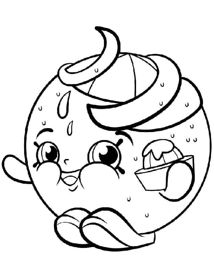 Shopkins (4) omalovánka