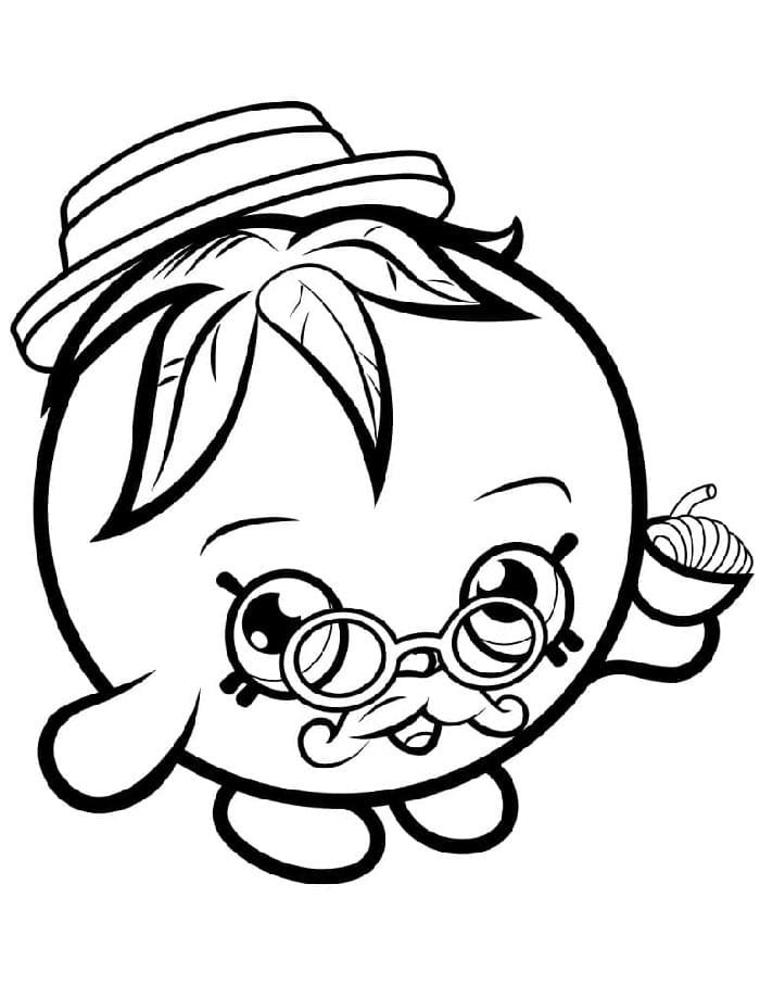 Shopkins Obrázek omalovánka