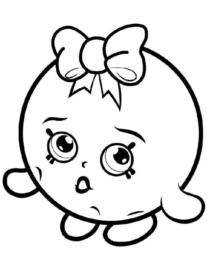 Shopkins Tisknutelné Zdarma omalovánka