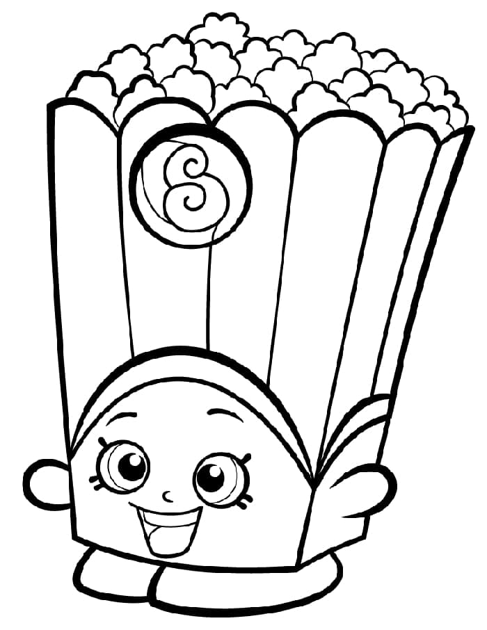 Shopkins Tisknutelné omalovánka