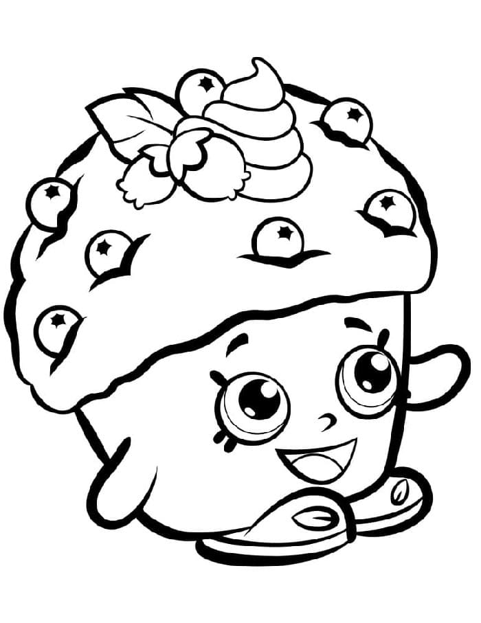 Shopkins Zdarma Tisknutelné omalovánka