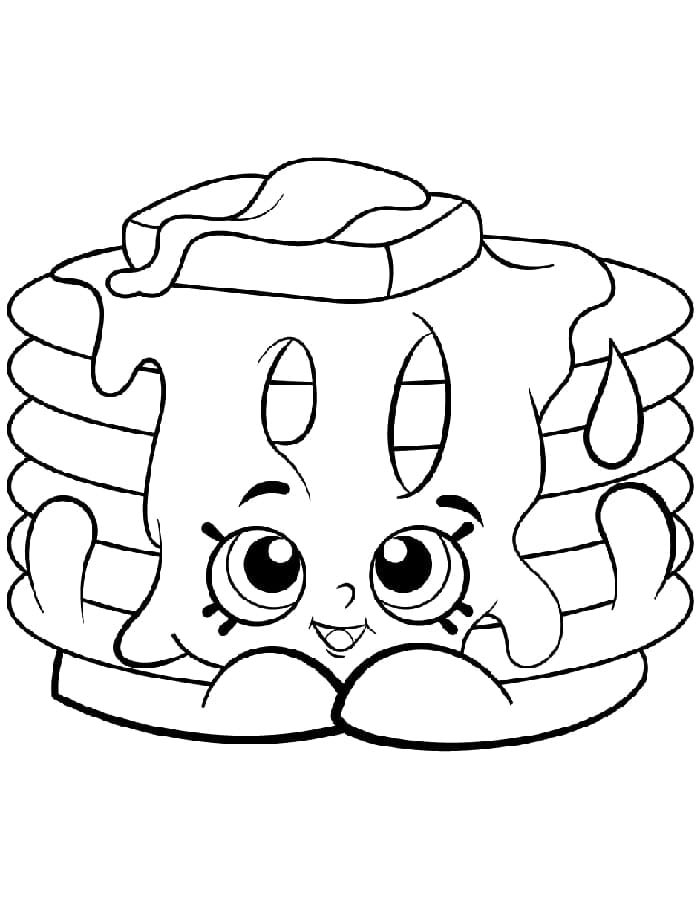 Shopkins Zdarma pro Děti omalovánka