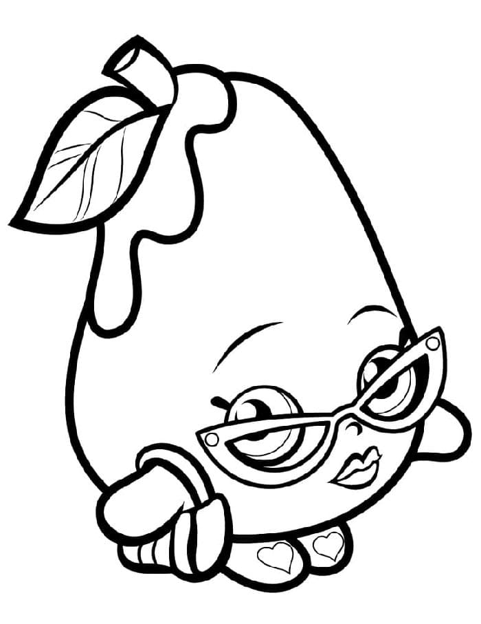 Shopkins k Vymalování omalovánka
