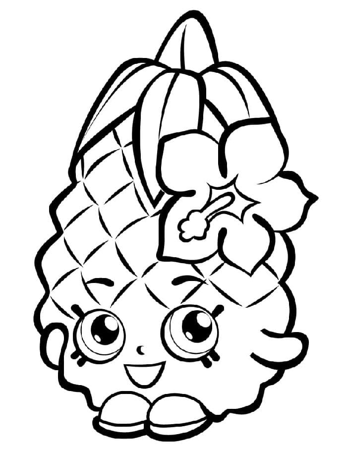 Shopkins pro Děti omalovánka