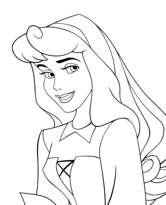 Šípková Růženka (6) omalovánka