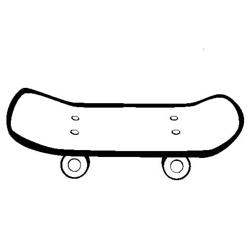 Skateboarding (15) omalovánka