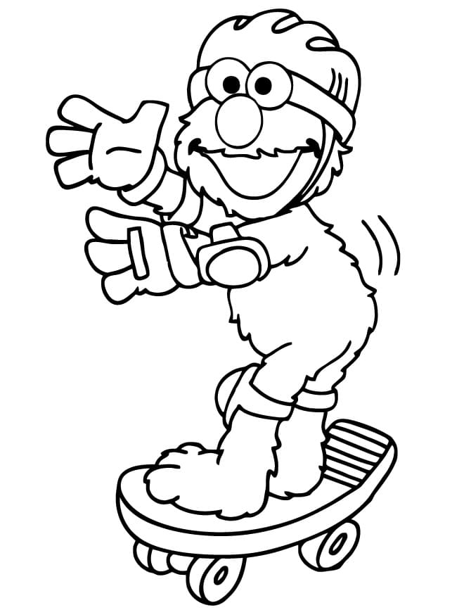 Skateboarding (25) omalovánka