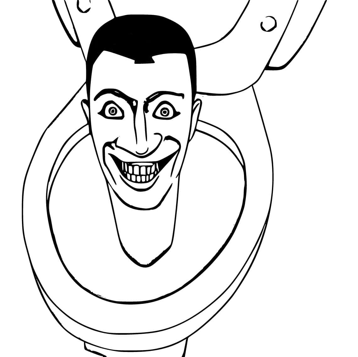 Skibidi Toilet Zdarama omalovánka