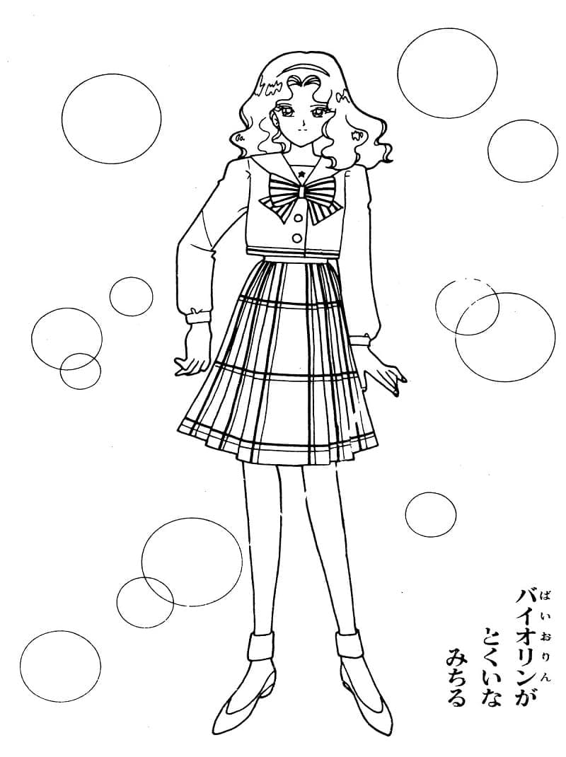 Skvělá Sailor Moon omalovánka