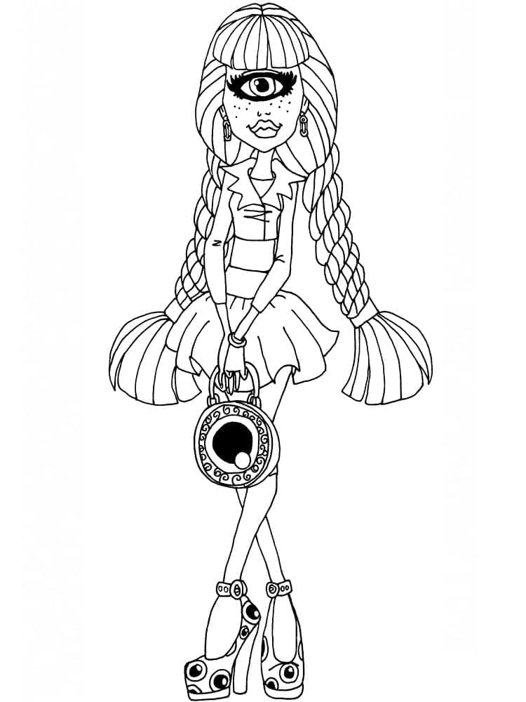 Skvělé Monster High omalovánka